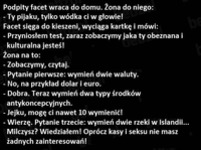 Podpity facet wraca do domu :D