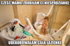 Udekorowała dla mamy