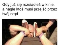 kiedy już się rozsiadłeś