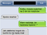 Musi wyjechać na 2 dni do rodziców! ZOBACZ co dopisał jej maż HAHA dobre :D