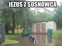 Jezus tym razem widziany w Sosnowcu! ZOBACZ ZDJĘCIA XD