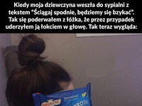 Za szybko zaczął się cieszyć! Biedna dziewczyna!