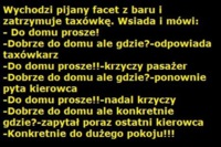 Wychodzi pijany facet z baru i zatrzymuje taxówke! ZOBACZ jak to się skóńczyło! DOBRE :D