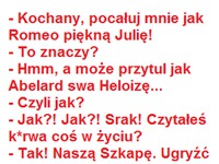 Para zakochanych spaceruje po parku... najlepszy kawał, haha!