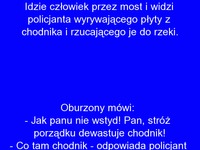 Policjant wyrywa betonowe płyty z chodnika XD facet zwraca mu uwage, ale... WYGRYW XD