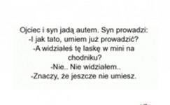 Nauka jazdy według ojca :)