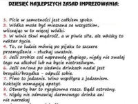 10 najlepszych zasad imprezowania! 7 NAJLEPSZE! :D