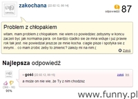 Problem z chłopakiem