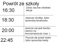 Jak wygląda powrót ze szkoły! DOBRE :D
