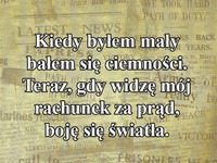 Boję się światła