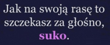 Jak na swoją rasę