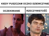 kiedy puszczam oko dziewczynie