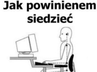 Jak powinienem siedzieć