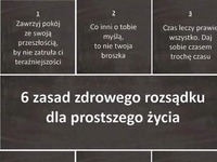 6 ZASAD, które sprawią, że Twoje życie będzie PROSTE!