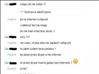 Wyłączyli internet :D