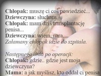 Chłopak musi mieć transplantację penisa! ZOBACZ jak to się skończyło! HAHA :)