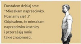 Dziwny sms