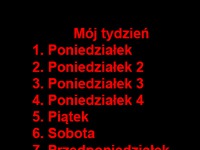 Mój tydzień