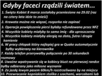 Gdyby faceci rządzili światem... :D