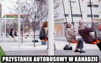 Przystanek autobusowy w kanadzie! SUPER! :D