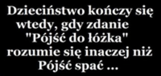 koniec dzieciństwa