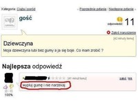 Jego dziewczyna lubi bez gumy, zobacz co mu doradzili haha