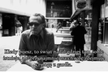 Świat gdy pijesz