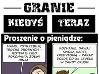 Granie - zobacz jak zmieniło się przez lata! Na kilku przykładach - to prawda ;)