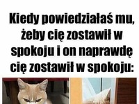 wziął na poważnie