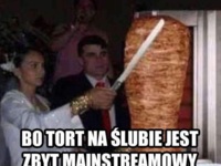 Bo tort na ślubie... :D