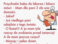 Lekarz miał dwie złe wiadomości! BIEDNA kobieta!