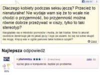 Dlaczego kobiety podczas seksu jęczą ZOBACZ co mu odpowiedział hahaha! ;D