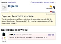 Nastolatka w ciąży boi się że urodzi w szkole! Co powinna zrobić?