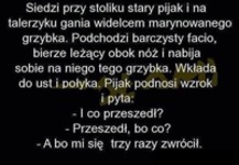 Facet nie mógł złapać grzybka! HAHA wiadomo dlaczego!