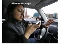 woman driving