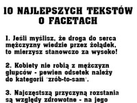 Najlepsze teksty o FACETACH! 5 najlepszy! HAHA