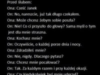 7 lat po ślubie....ona i on! HAHA dobre :D