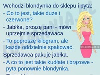 Blondynka zdenerwowała sprzedawcę! HAHA