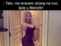 Spię u marioli :D