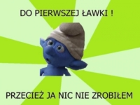 Do pierwszej ławki!