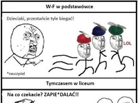 Różnice między W-F w podstawówce, a liceum! DOBRE