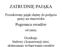 Ciekawe ogłoszenie :D Ciekawe, czy ktoś się zgłosi