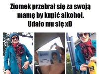 No to wykombinował! :D Oczywiście nikogo nie zachęcamy do próbowania :]