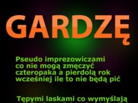 Gardzę pozerstwem... ;)