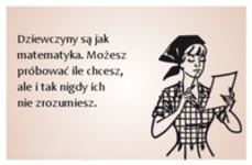 Dziewczyna jest jak matematyka