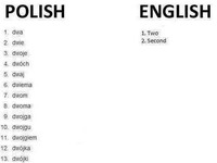 polski vs angielski