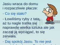 Jasiu zapłakany wraca do domu. ZOBACZ co sie stało!