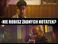 Nie robisz żadnych notatek? :)