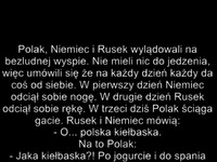 Polak, Niemiec i Rusek wylądowali na bezludnej wyspie :D