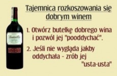 Jak prawidłowo rozkoszować się winem